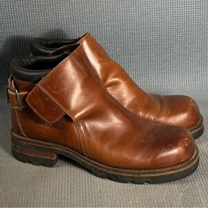 Durango Men’s Short Brown Leather Campus Boots Size 10